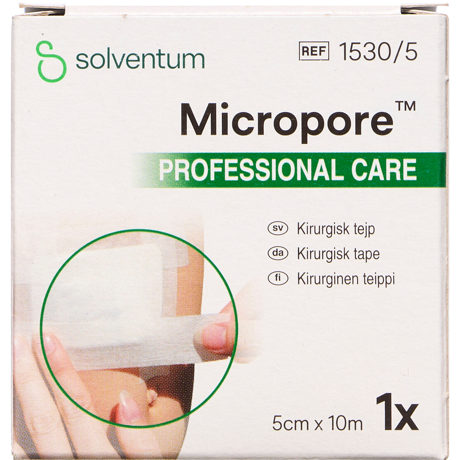 Micropore Tape Refill 5,0cmX10m Hvid