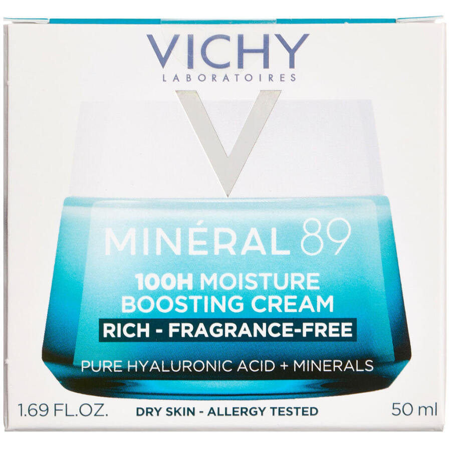 Vichy Minéral 89 100H Moisture Boosting Cream Fragrance-Free