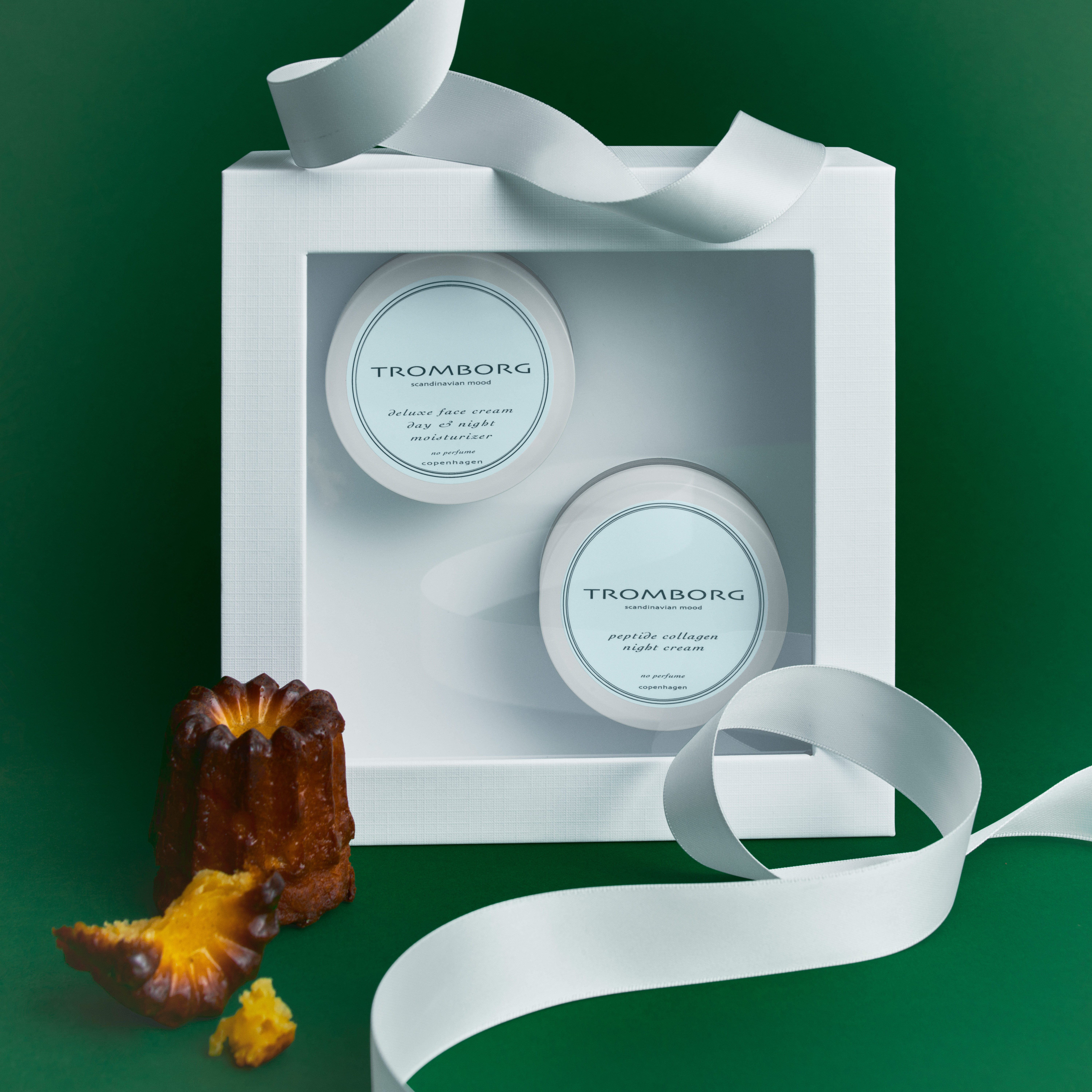 Tromborg No Perfume Deluxe Face Cream & Peptide Cream Gaveæske
