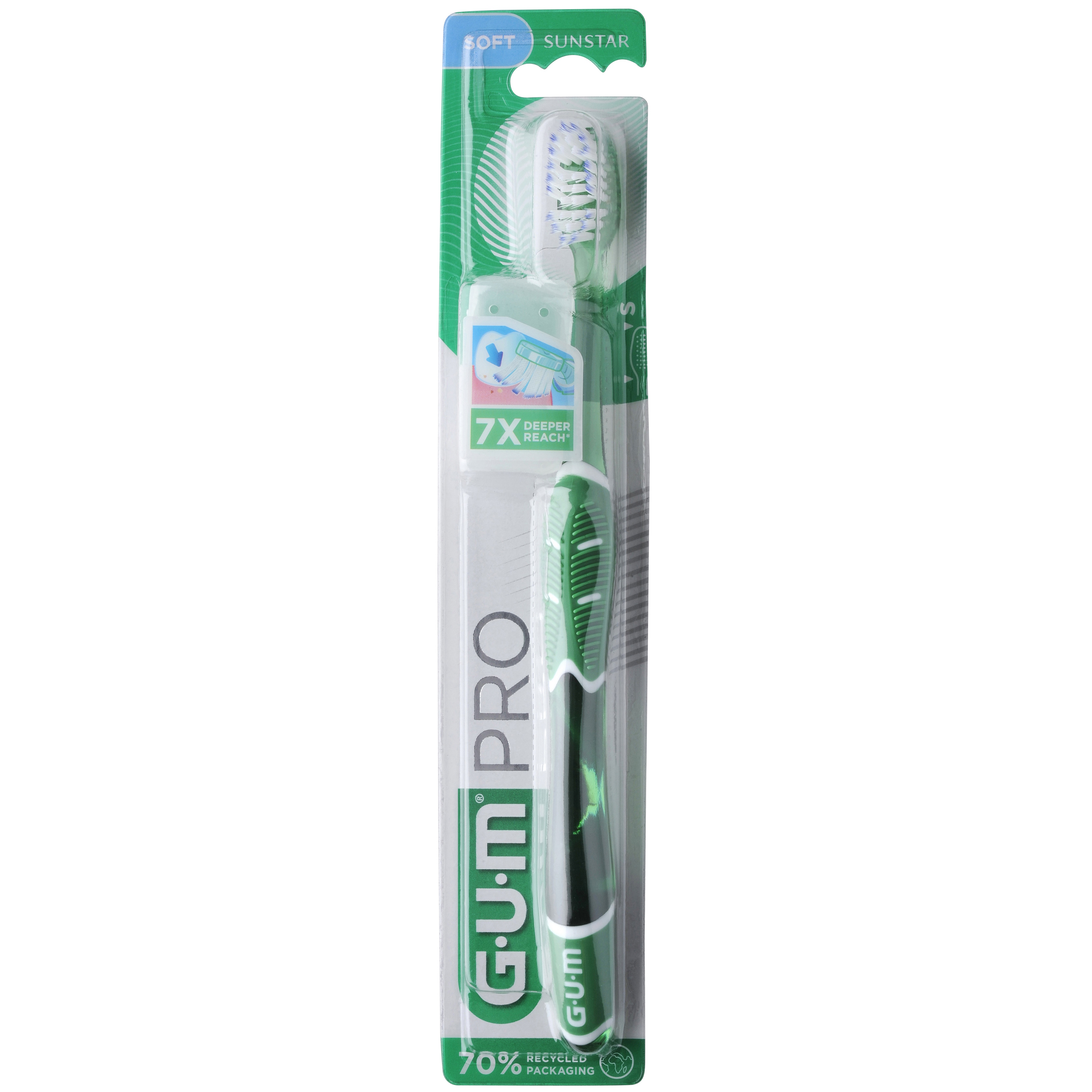 GUM PRO tandbørste voksen blød.