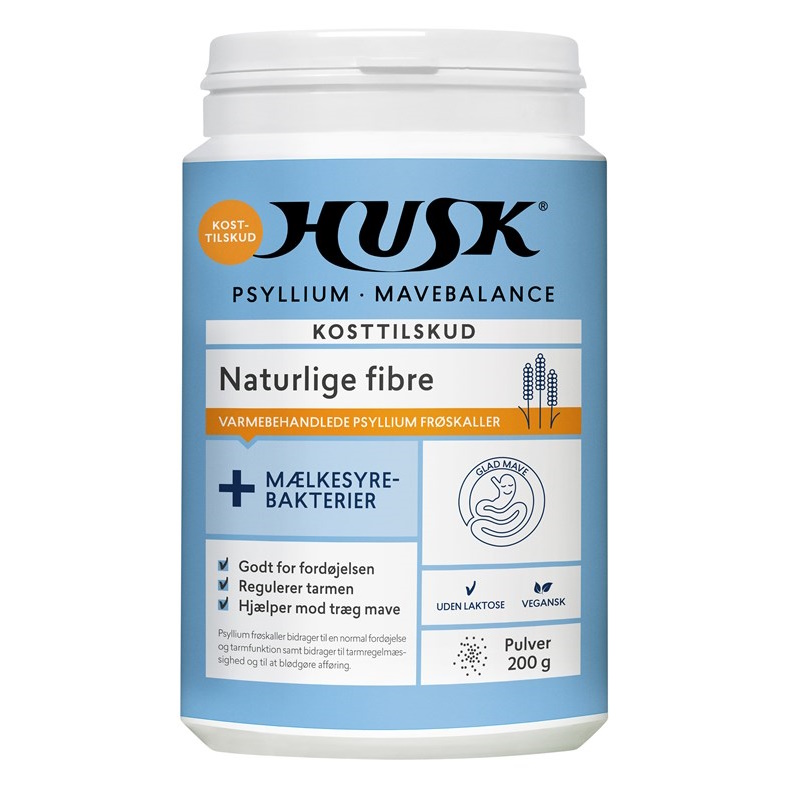 Husk Psyllium Mavebalance Mælkesyre Pulver