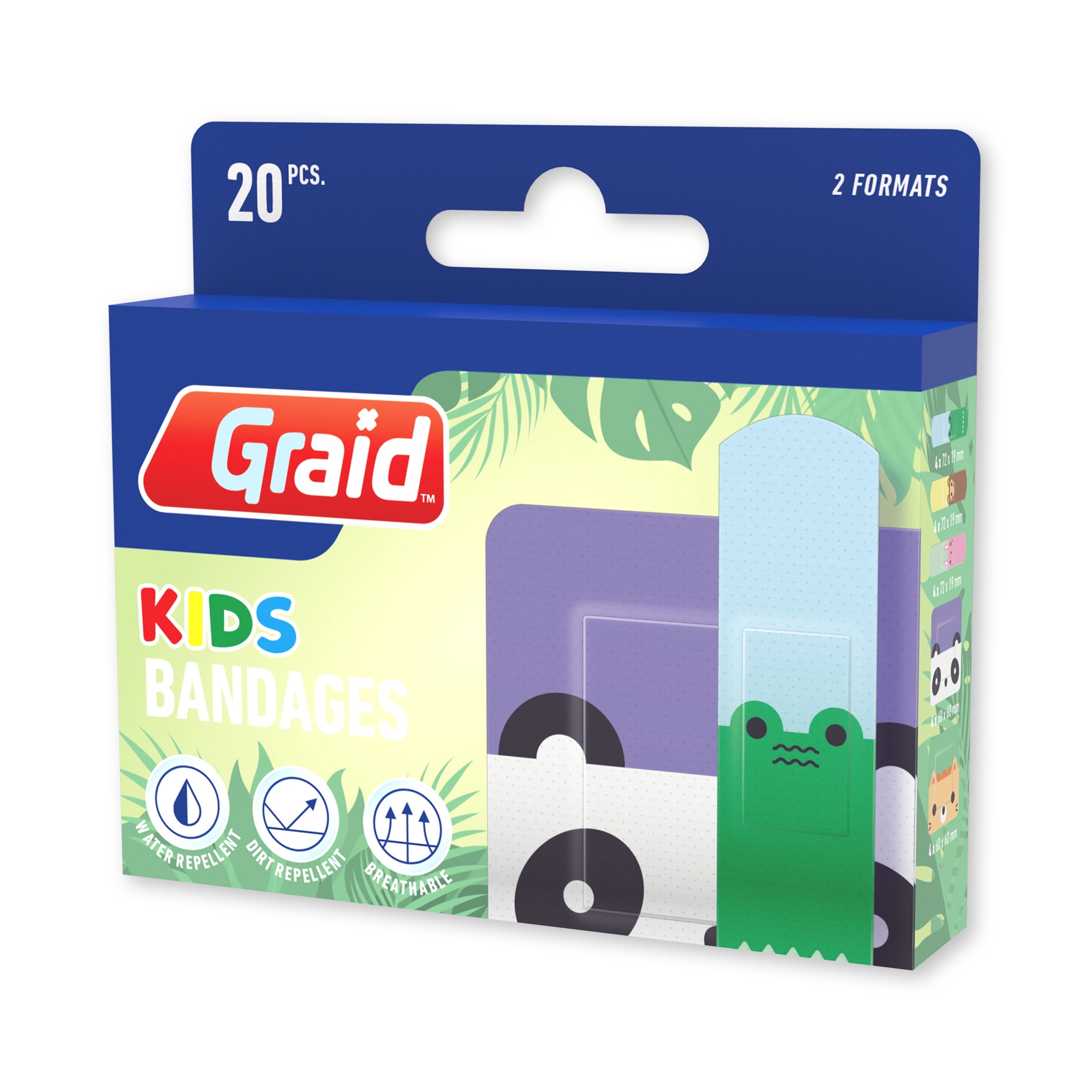 GRAID PLASTER KIDS ANIMALS