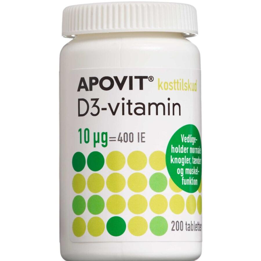 Apovit D3-vitamin 10 mikg