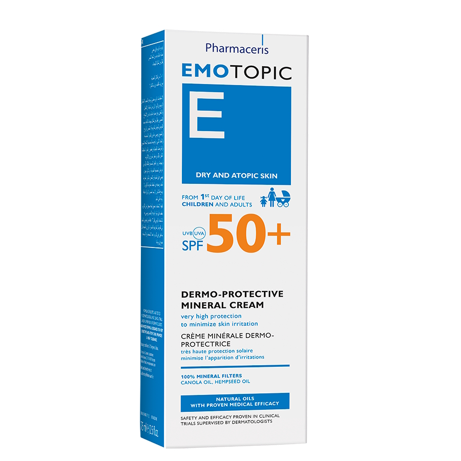 Pharmaceris E EMOTOPIC Dermo-beskyttende mineralcreme med SPF 50+