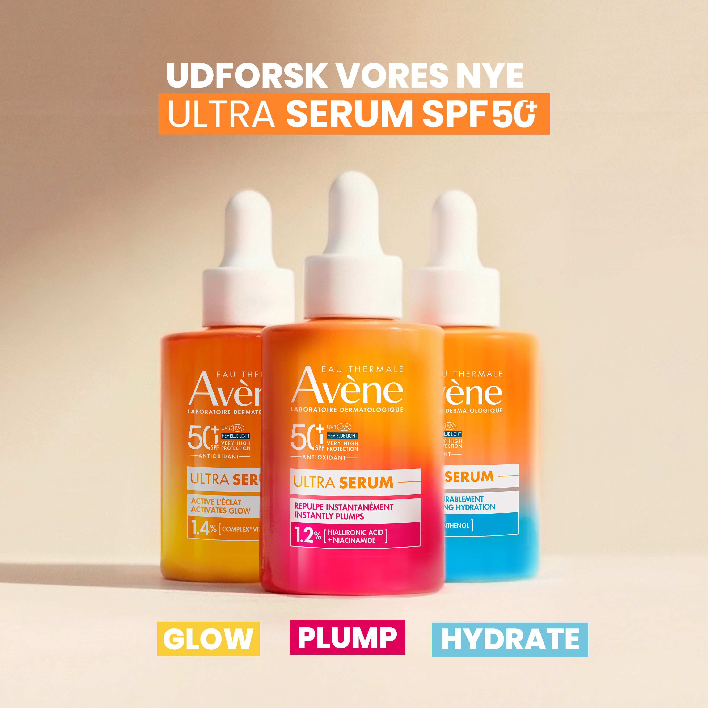 Avène Ultra Serum Activates Glow SPF50+