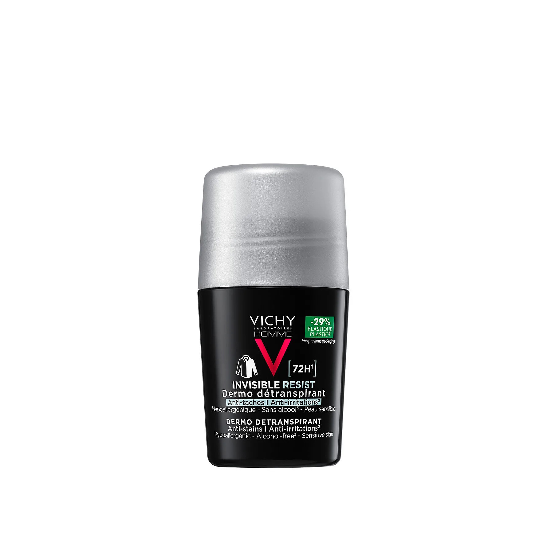 Vichy Homme Invisible Resist 72H Roll-On