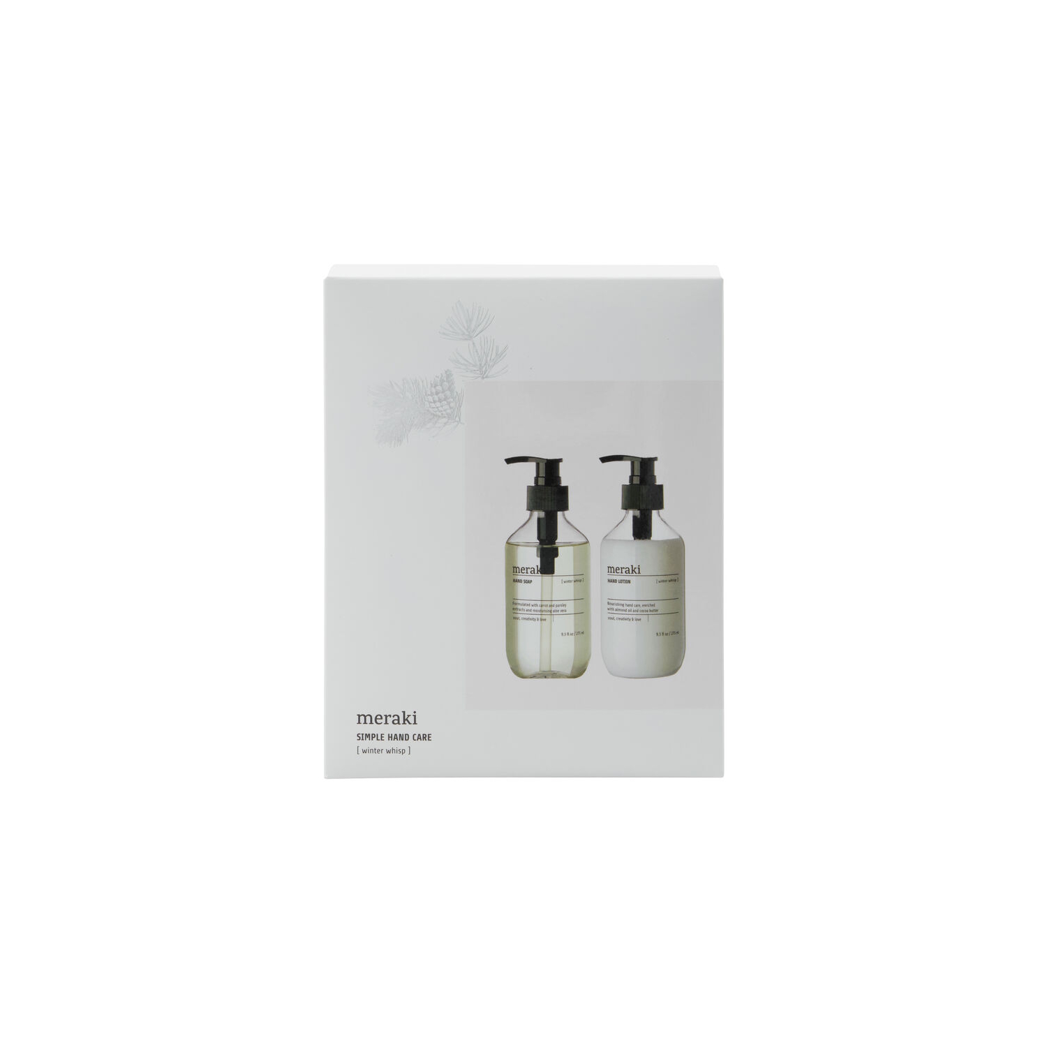 Meraki Gaveæske Winter Whisp hand soap + hand lotion