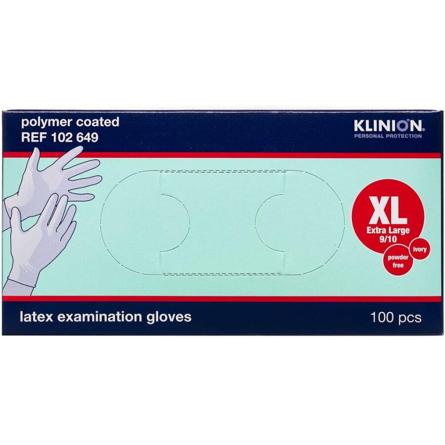 Klinion Protection Latexhandske Pudderfri X-Large