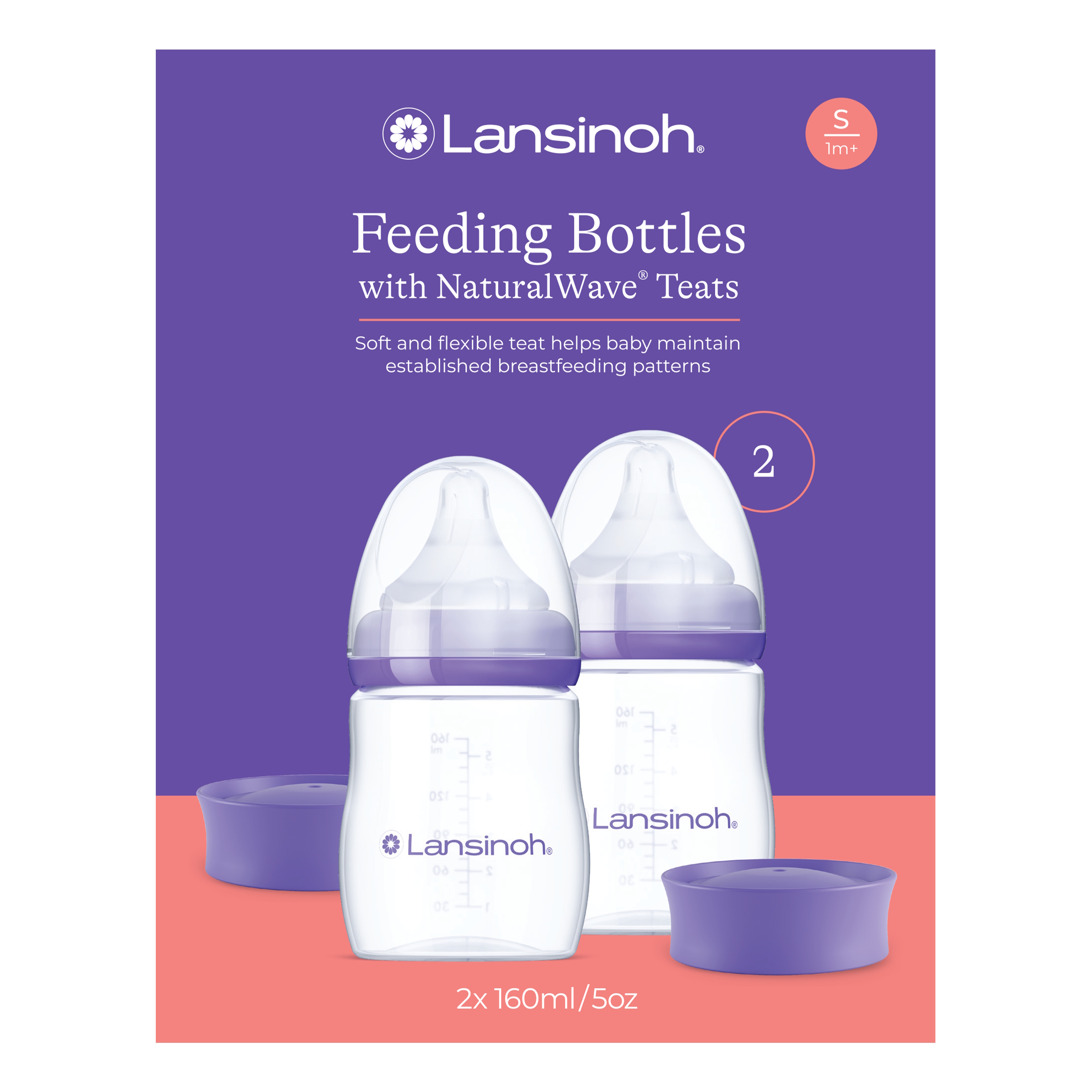 Lansinoh NaturalWave Sutteflasker