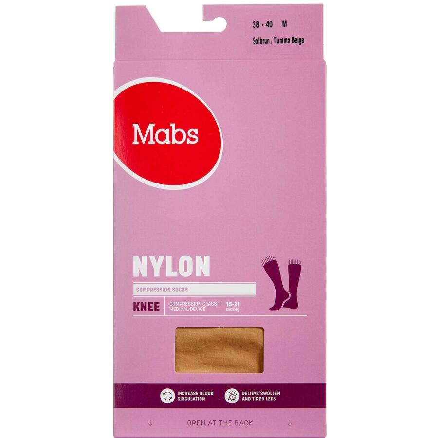 Mabs Nylon Knee Tan Medium