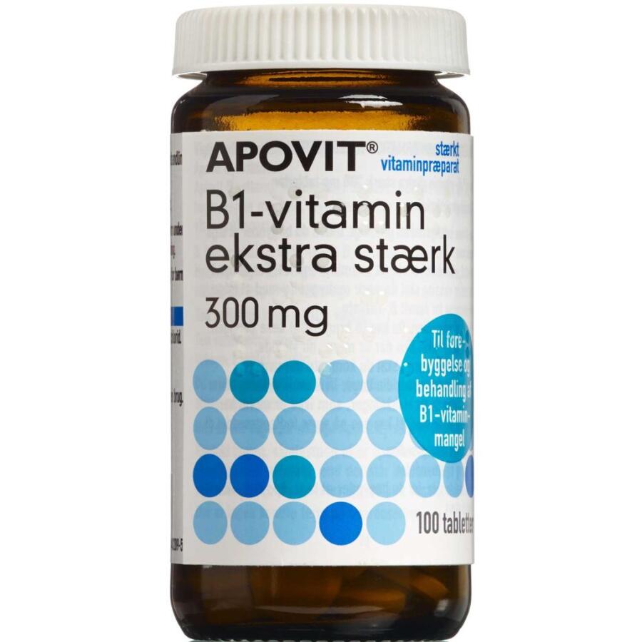 Apovit B1-vitamin ekstra stærk tabletter 300 mg