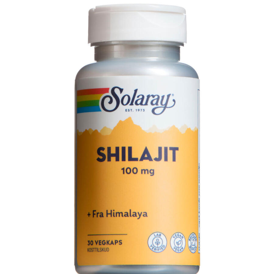 Solaray Shilajit Vegetabilske Kapsler