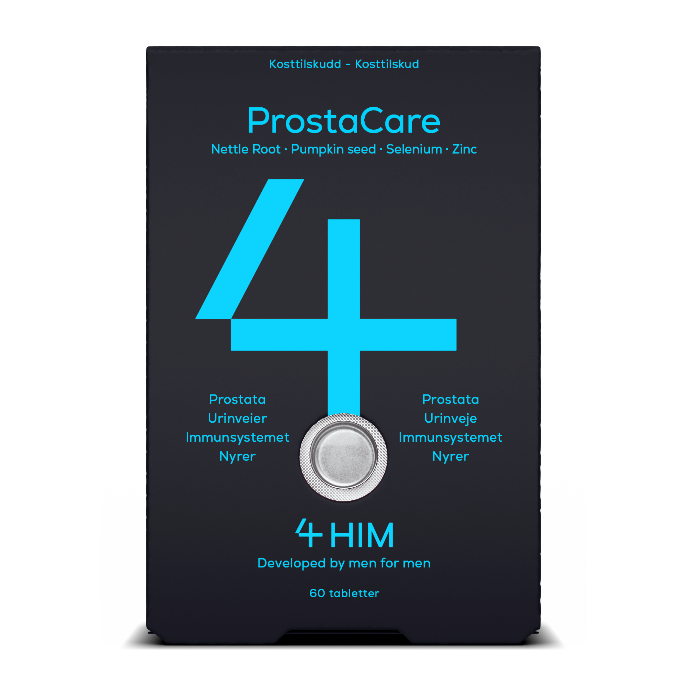 4 HIM ProstaCare 60 stk (Bemærk dato)