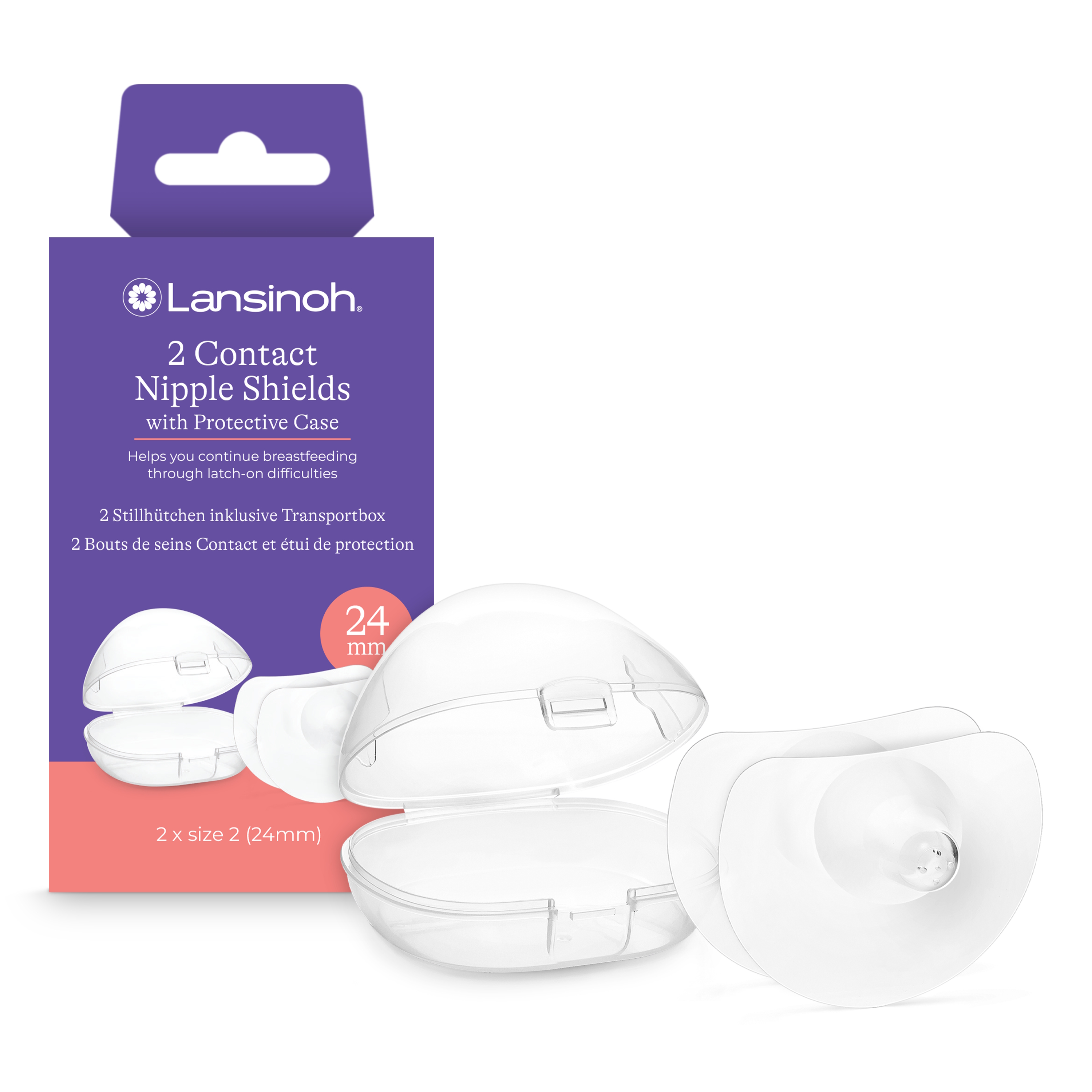Lansinoh Contact Nipple shields 24mm