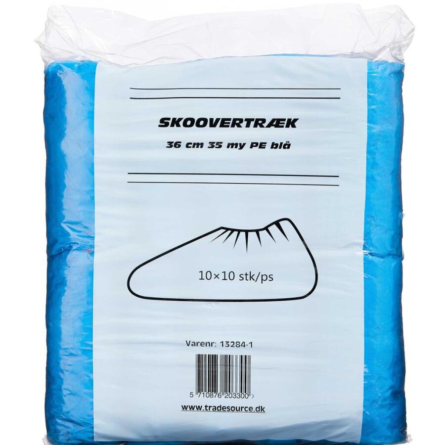 Skoovertræk Blå Plast