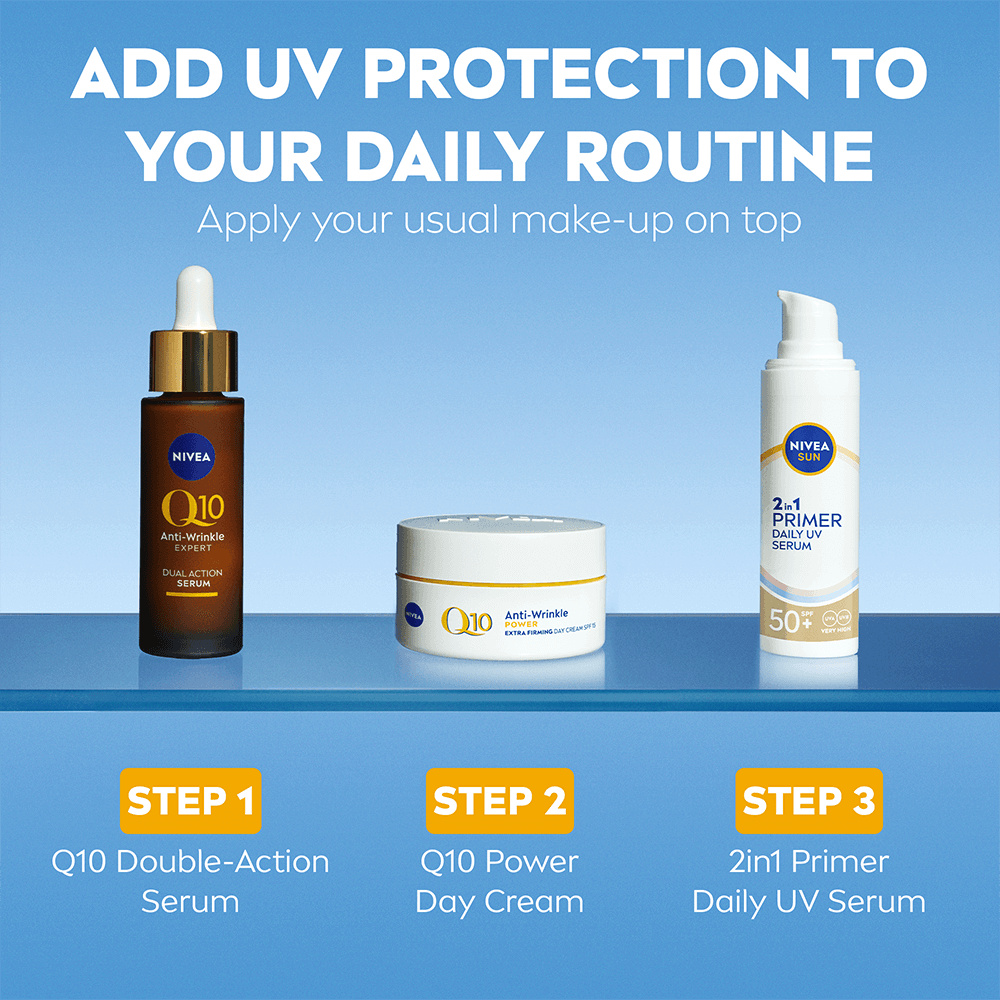 NIVEA UV Face 2in1 Daily UV Serum SPF 50+