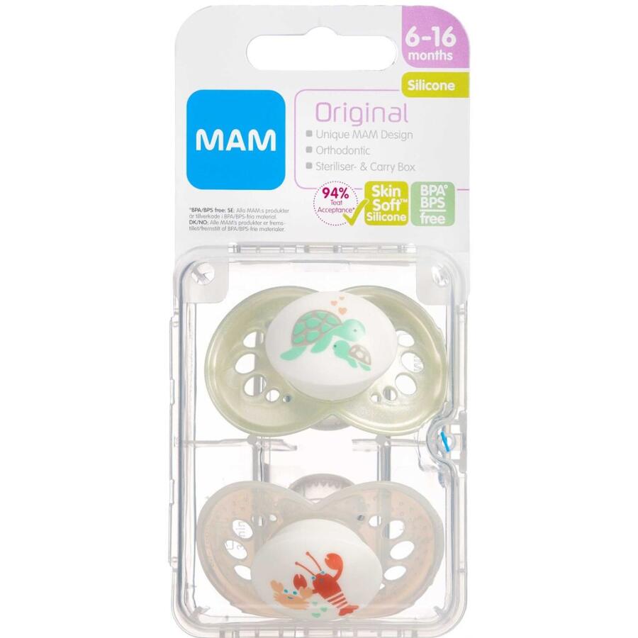 Mam Original Ultra Soft Silikone Sut