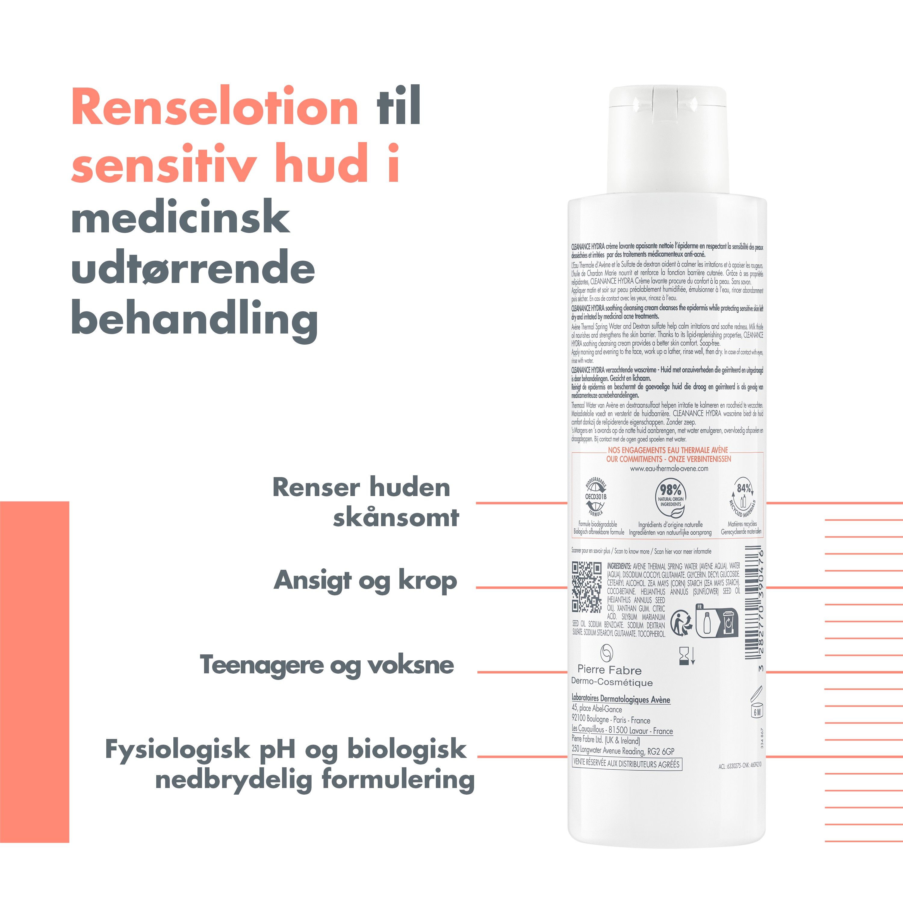 Avène Cleanance Hydra Cleanser