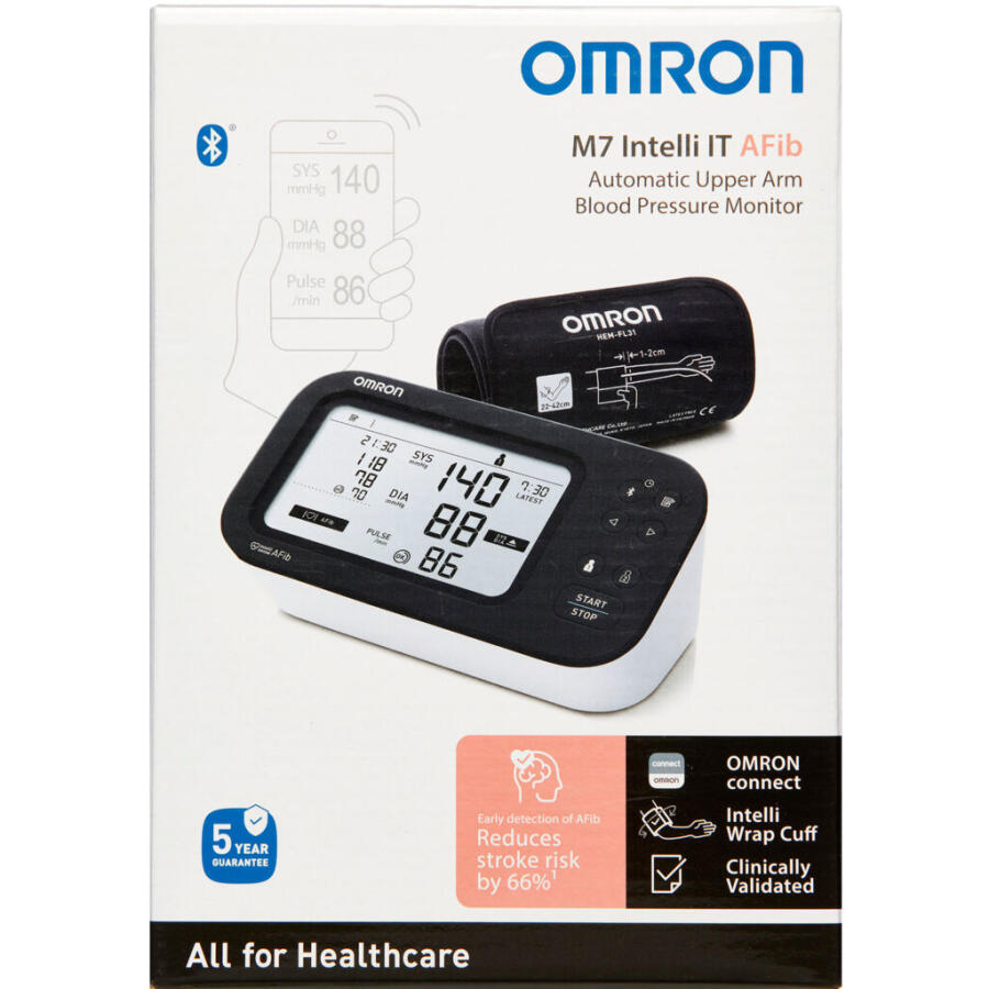 Omron M7 Intelli IT AFib Digital Blodtryksmåler