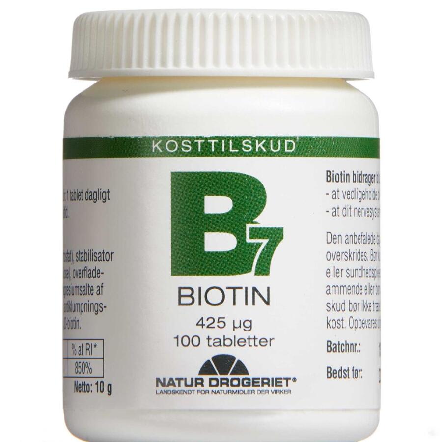 B7 Biotin 425 Mikg Tabletter
