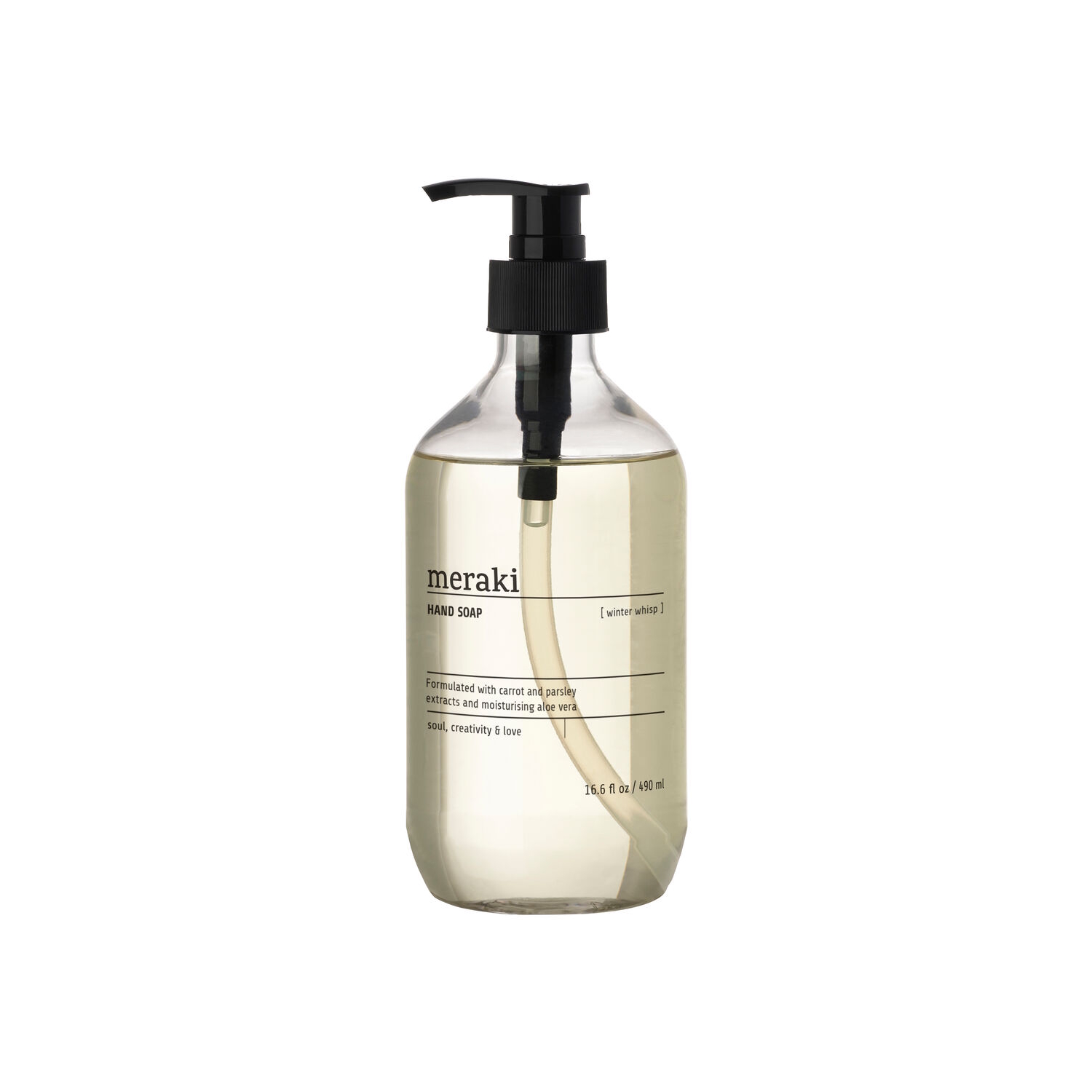 Meraki Winter Whisp hand soap