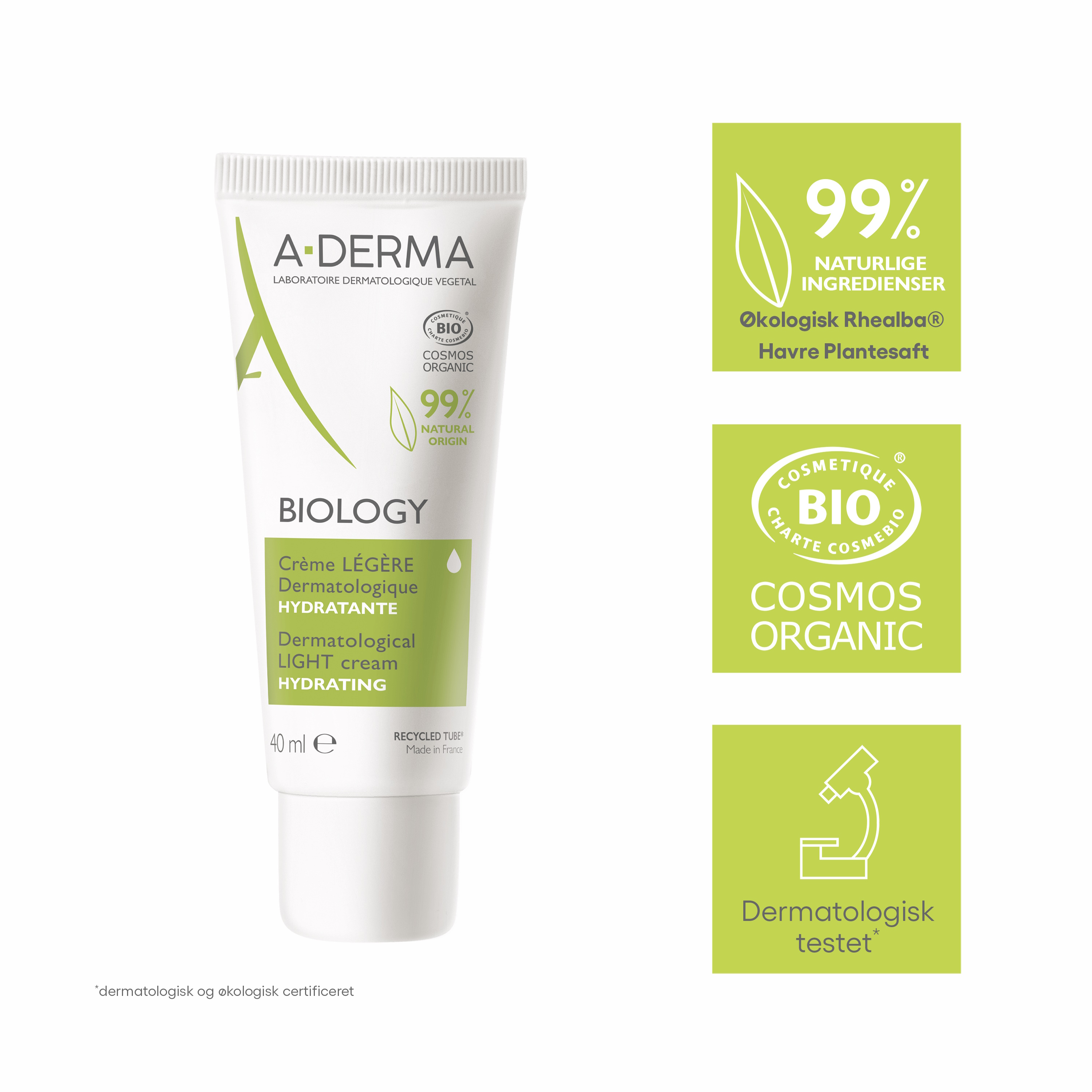 A-derma Biology Light Cream