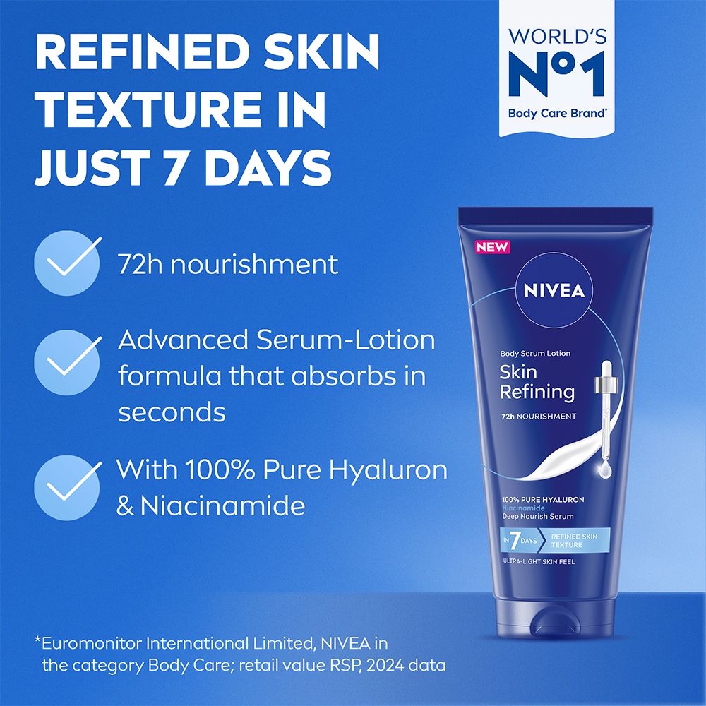 NIVEA Skin Refining Body Serum Lotion