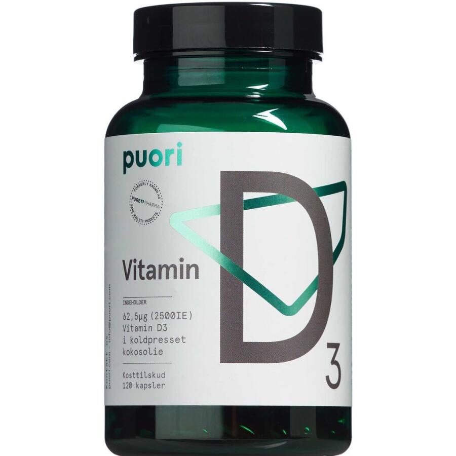 Puori Vitamin D3 62,5 Mikg
