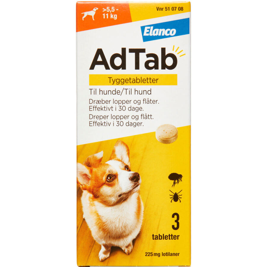 AdTab til hunde >5.5-11 kg