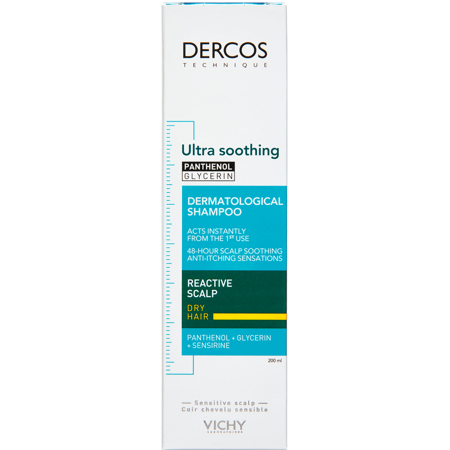Vichy Dercos Ultra Soothing Shampoo Dry Hair