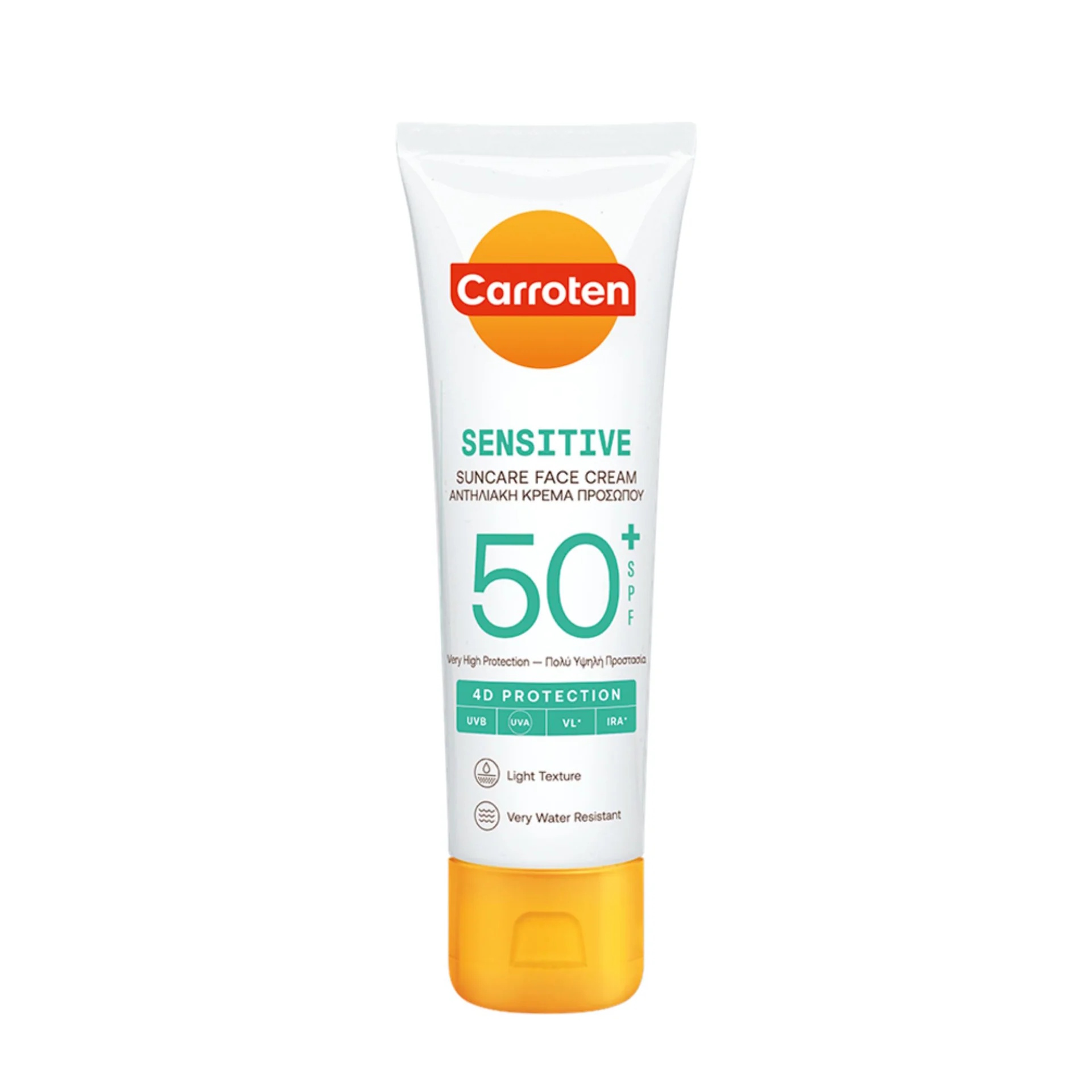 Carroten Sensitive Suncare Face Cream SPF 50+