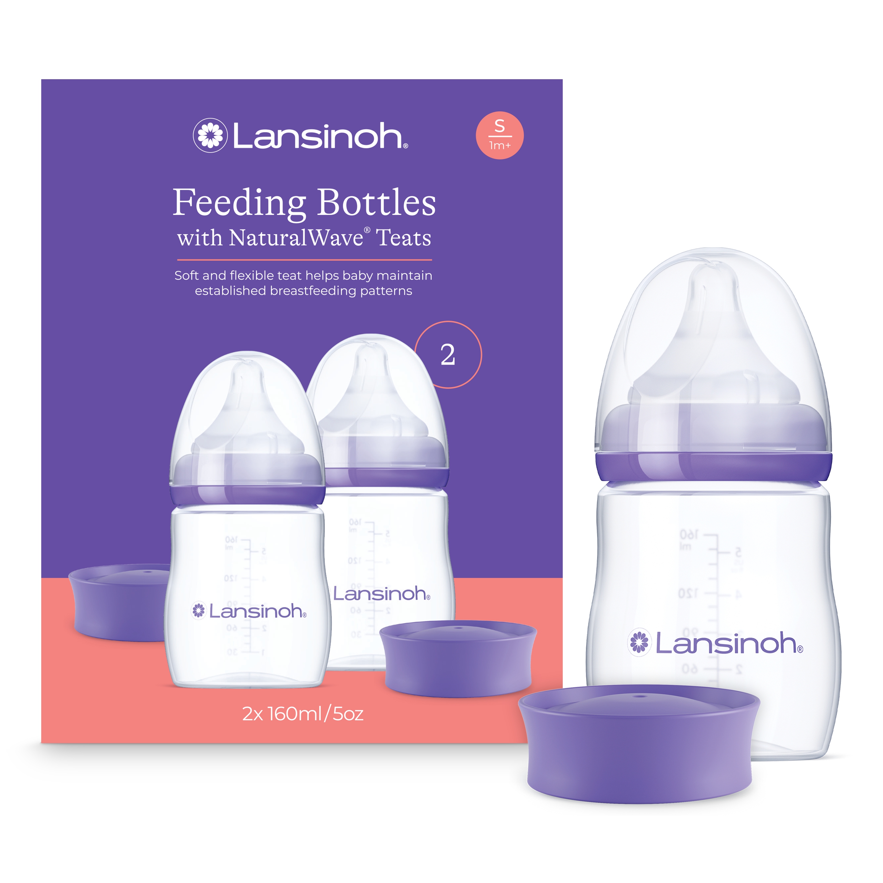 Lansinoh NaturalWave Sutteflasker