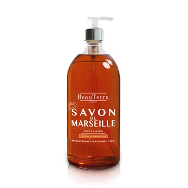 Beau Terra Marseille Liquid Soap - Orange Blossom