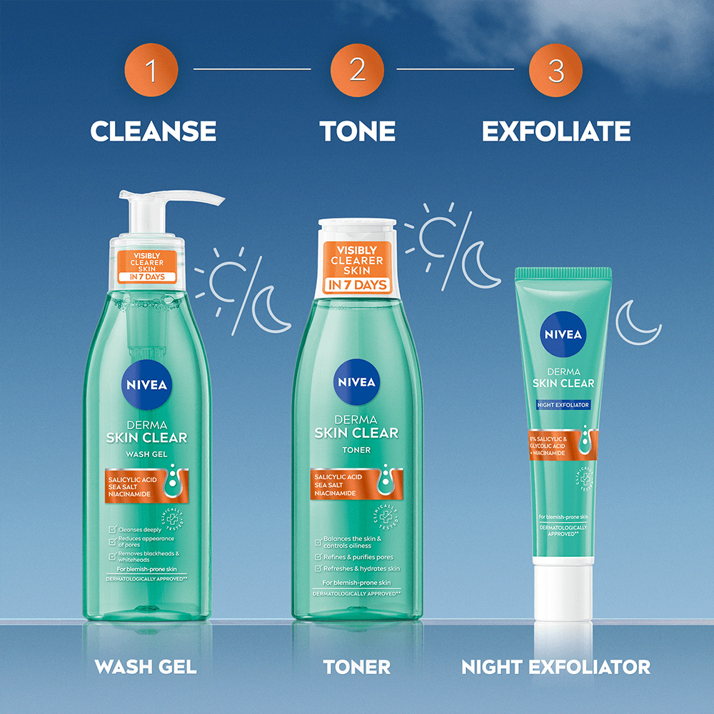 NIVEA Derma Activate Kemisk Peeling Nat