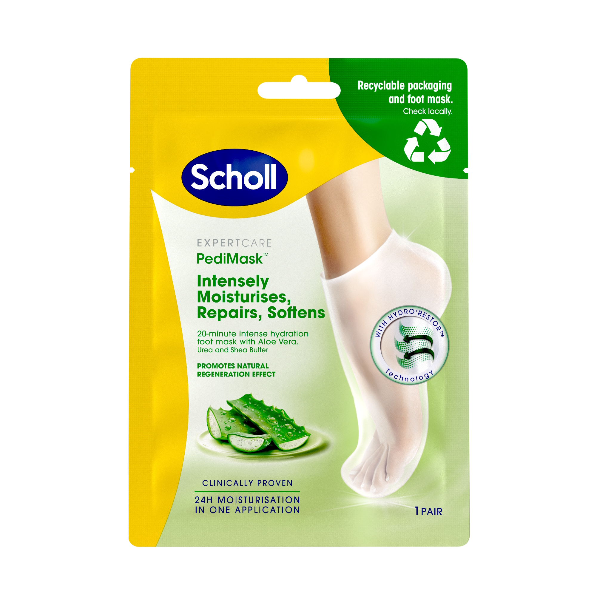 Scholl PediMask Aloe