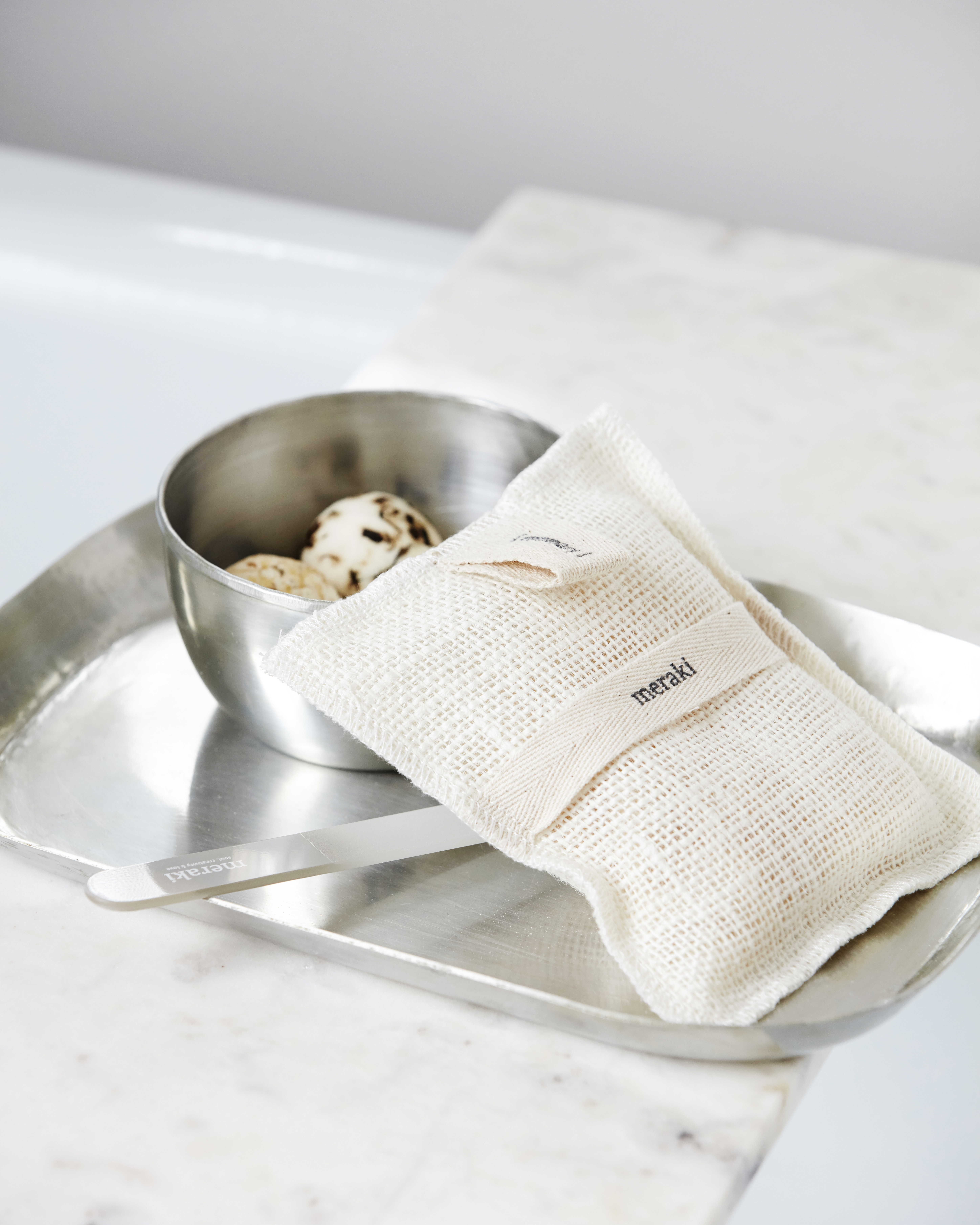 Meraki Bath Mitt, Rosemary