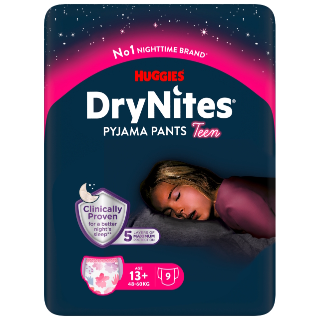 DryNites Pyjama Pants Teen Girl 13+ År