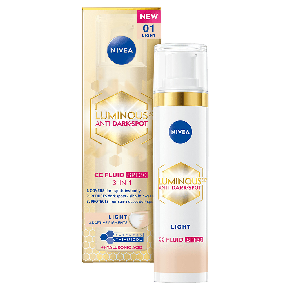NIVEA Luminous630 CC Fluid SPF30 3in1 Light