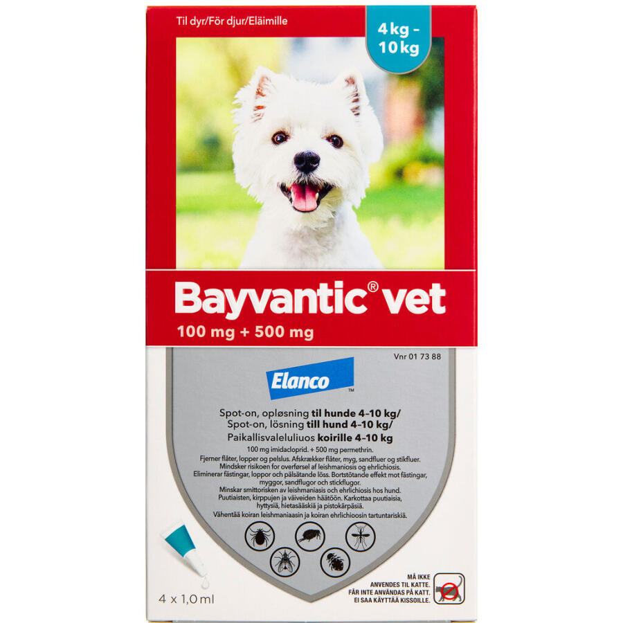 Bayvantic Vet., hunde 4-10 kg
