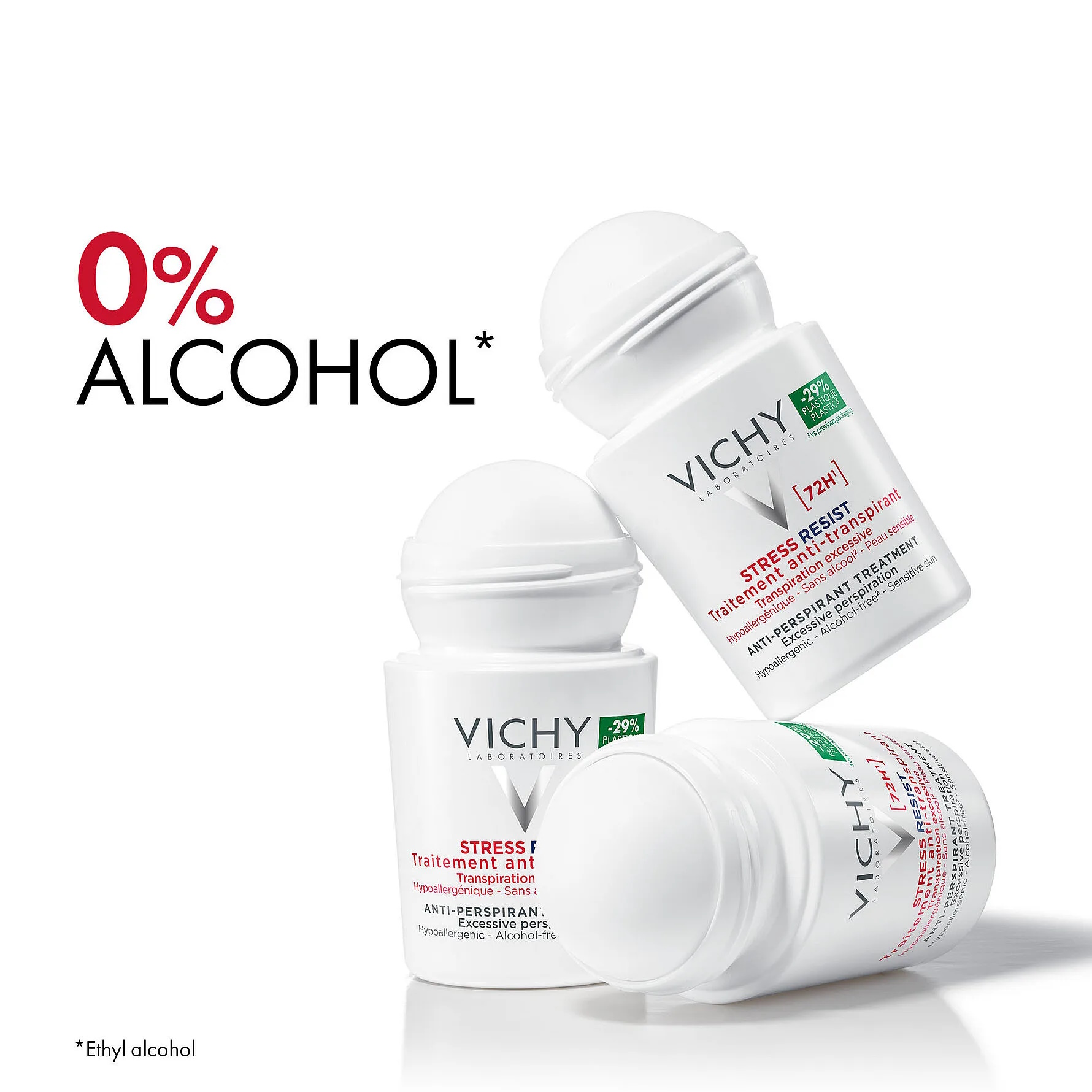 Vichy 72H Stress Resist Roll-On