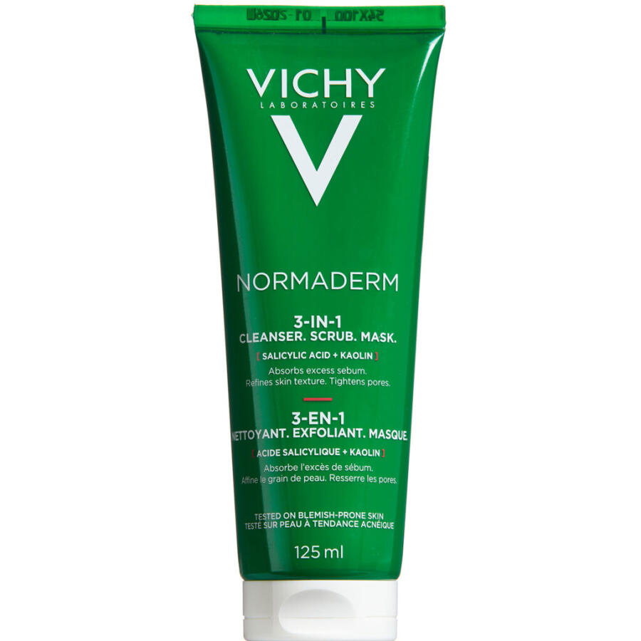 Vichy Normaderm 3-i-1 Cleanser + Scrub + Mask