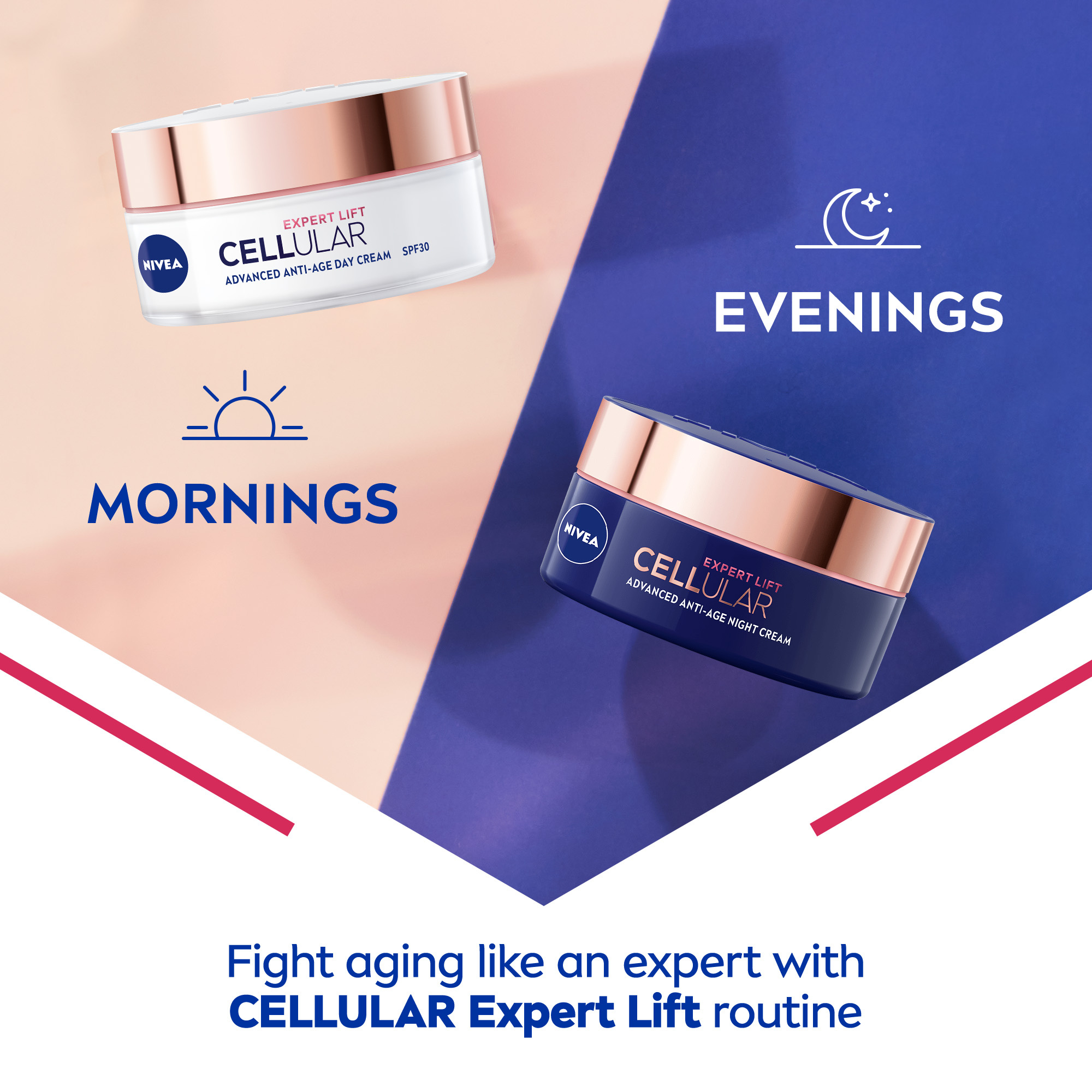 NIVEA Cellular Hyaluron Filler + Elasticity Reshape Night Cream