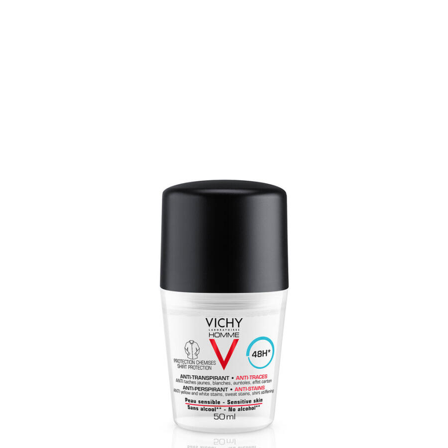 Vichy Homme 48H Anti Stain Anti-Perspirant Roll-On