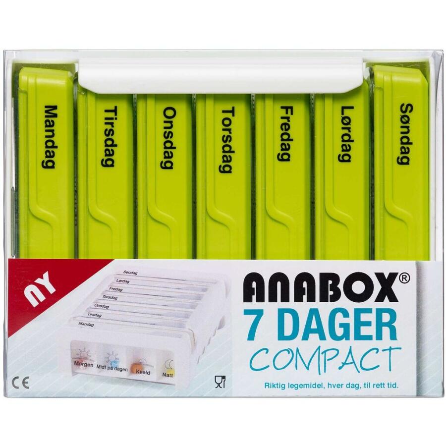 Anabox compact 7 dage grøn