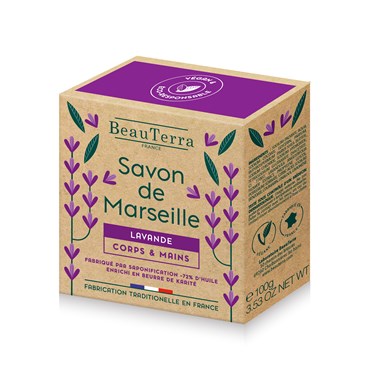 Beau Terra Marseille Solid Soap - Lavander