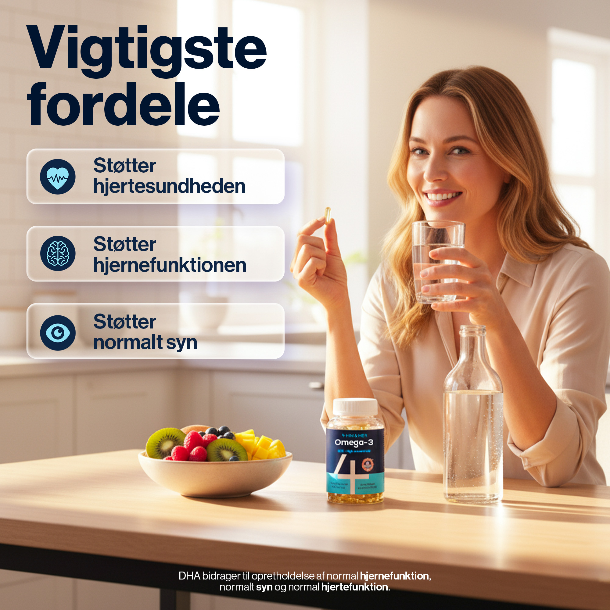 4 HIM & HER Omega-3 Fiskeolie