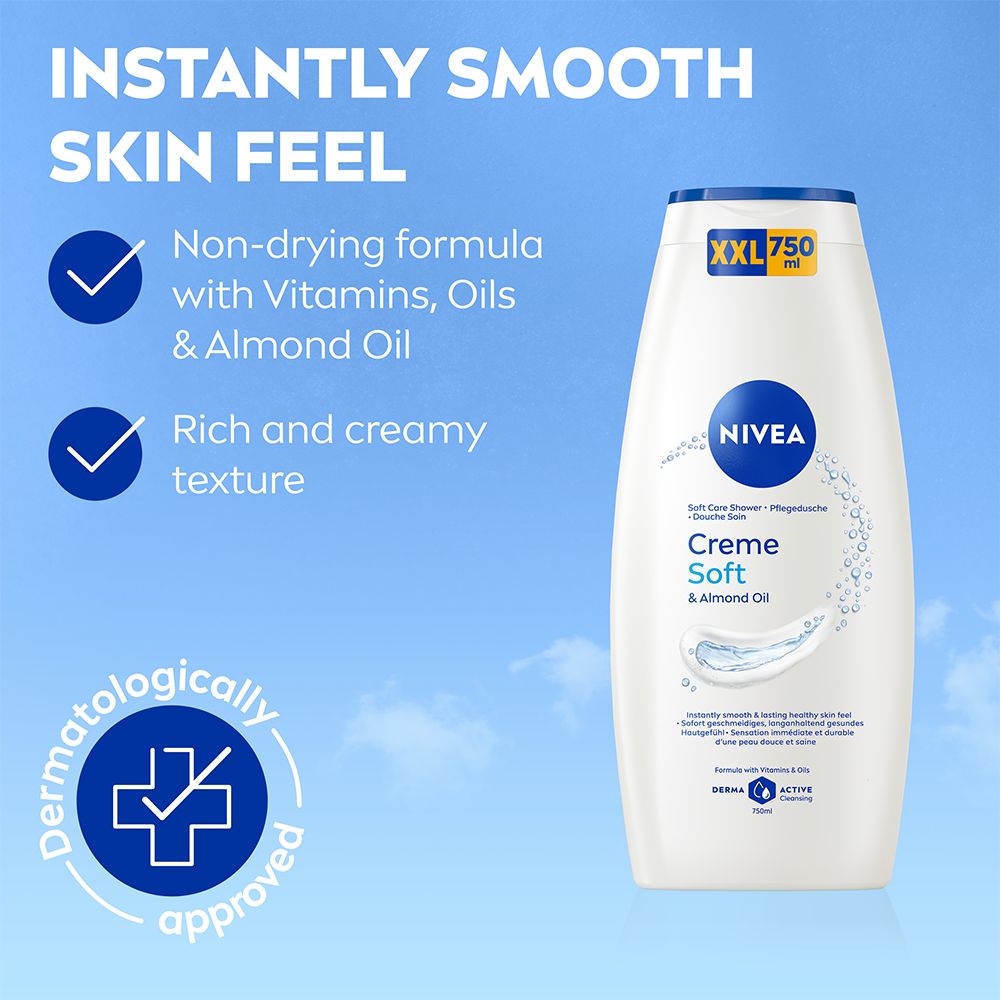NIVEA Creme Soft & Almond Oil