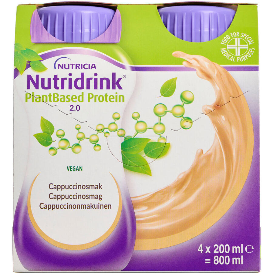 Nutridrink Plantebaseret Protein 2.0 Cappuccino
