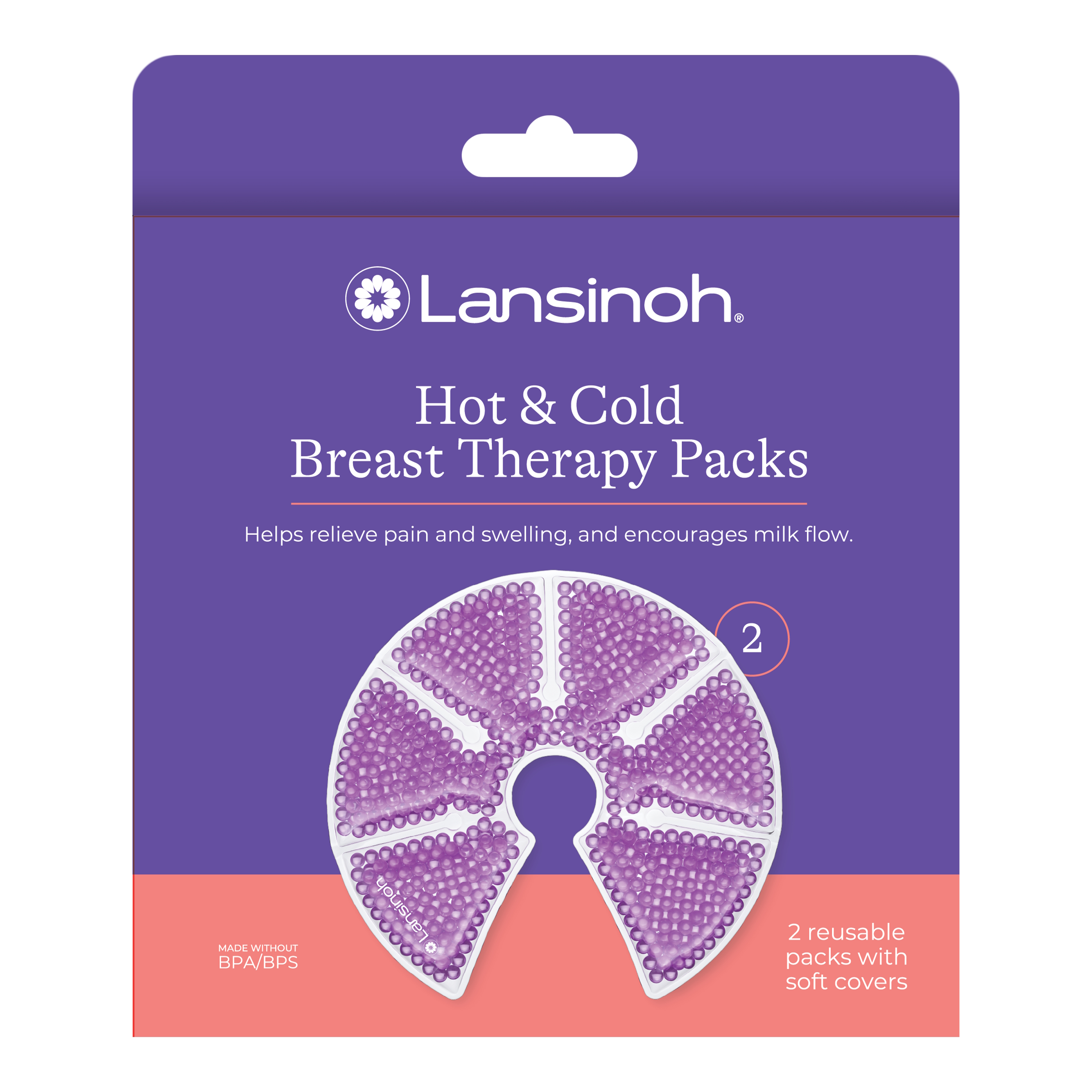 Lansinoh TheraPearl 3-i-1, Hot or Cold Gel-puder