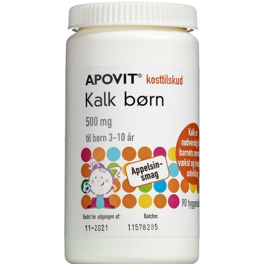 Apovit Kalk Børn Med Appelsinsmag